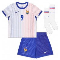 Echipament fotbal Franţa Olivier Giroud #9 Tricou Deplasare European 2024 pentru copii maneca scurta (+ Pantaloni scurti)